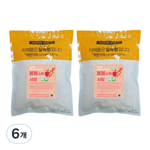 오늘도 유기농 유아 쌀과자 대용량 봉봉스틱, 사과당근, 120g, 6개