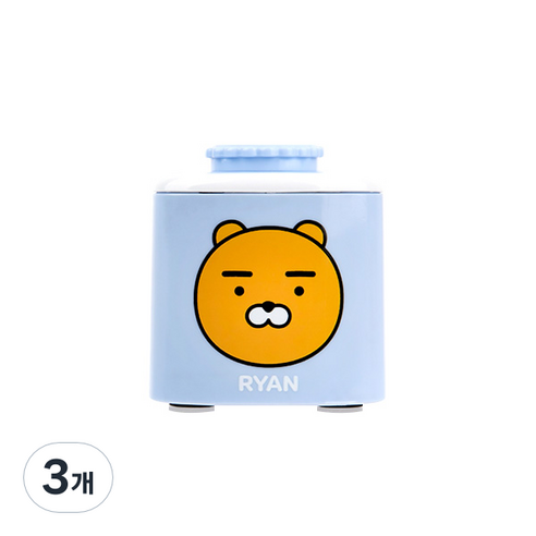 카카오프렌즈 자동 연필깎이, 라이언, 3개