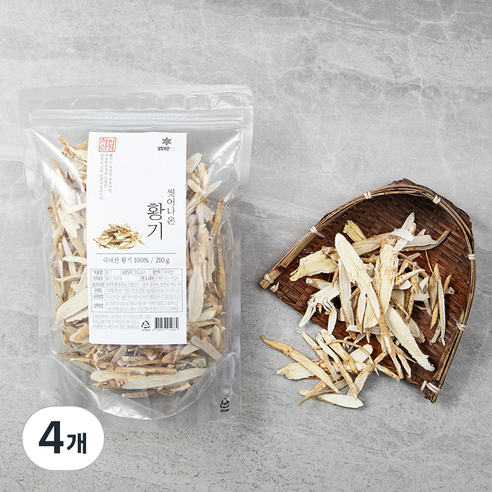 매홍 착한상점 씻어나온 황기, 210g, 4개