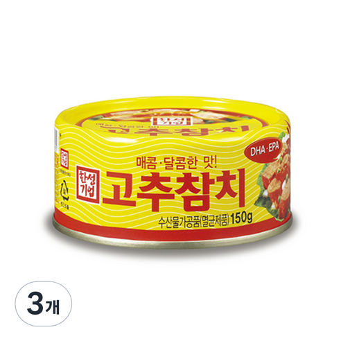 한성기업 고추참치, 150g, 3개