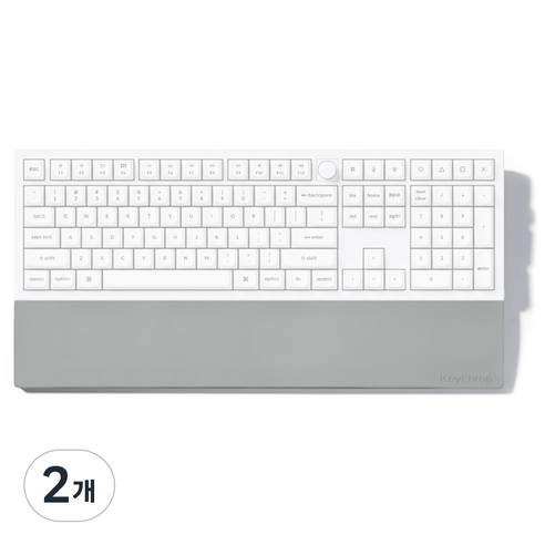 키크론 실리콘 팜레스트 PR69 K10 PRO / Q6 / Q6 PRO / Q6 MAX / Q14 PRO / V6, 그레이, 2개