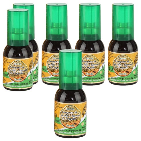 아피스브라질 그린 프로폴리스 스프레이, 30ml, 6개