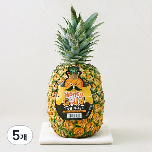 스미후루 감숙왕 허니골드 파인애플, 5개