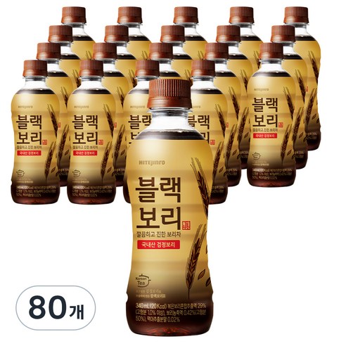 하이트진로 블랙보리차 음료, 1.5L, 12개