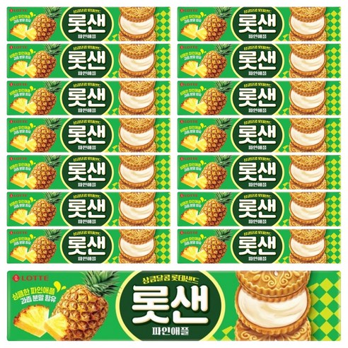 롯데웰푸드 롯데샌드, 105g, 15개