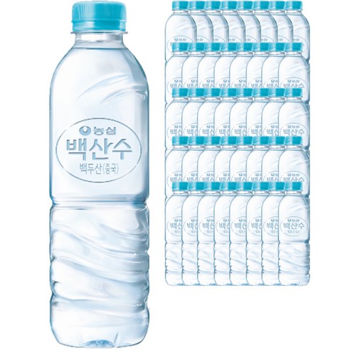 백산수 무라벨, 500ml, 120개