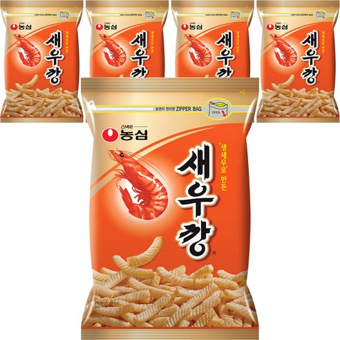 농심 새우깡, 400g, 5개