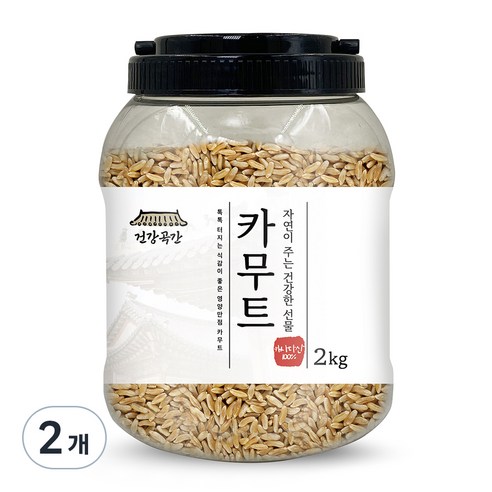 대구농산 건강곡간 골드 카무트, 2kg, 2개