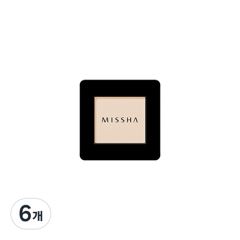 미샤 모던 섀도우 매트, 시크아이리스(MBE01), 6개