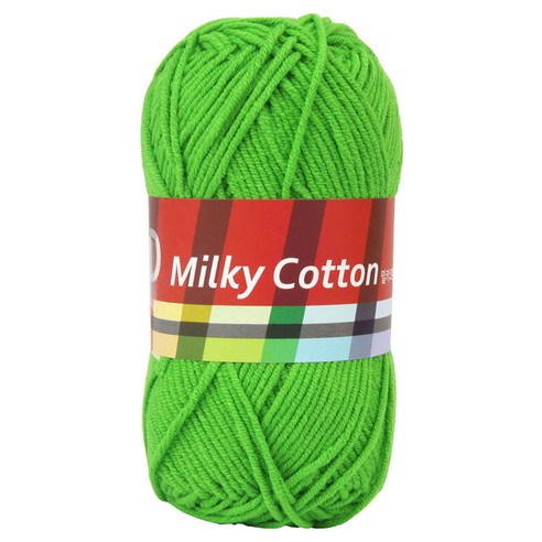 브랜드얀 밀키코튼 레드, 55그린파파, 1개