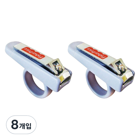 피셔프라이스 유아 안전 손톱깎이, 혼합 색상, 8개입