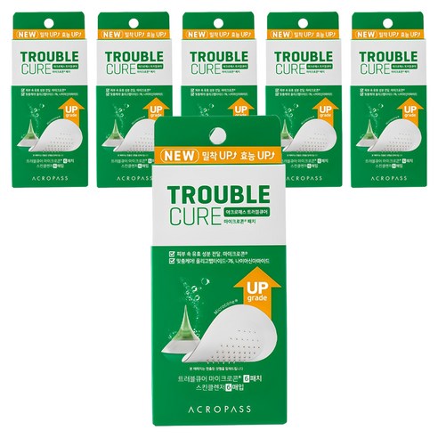 아크로패스 트러블큐어 마이크로콘 패치, 6개입, 6개