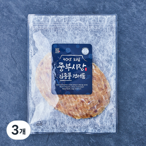 중부시장김종풍 대왕쥐포, 3개, 250g