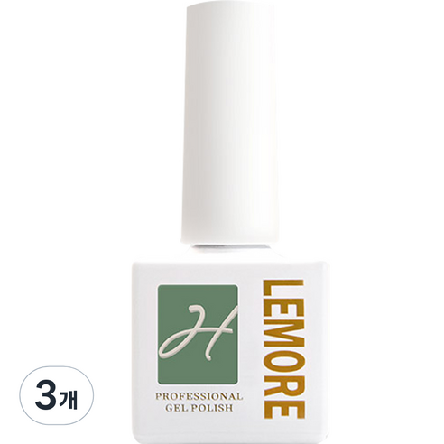 르모어 유리알광택 논와이프 탑젤, High, 10ml, 3개