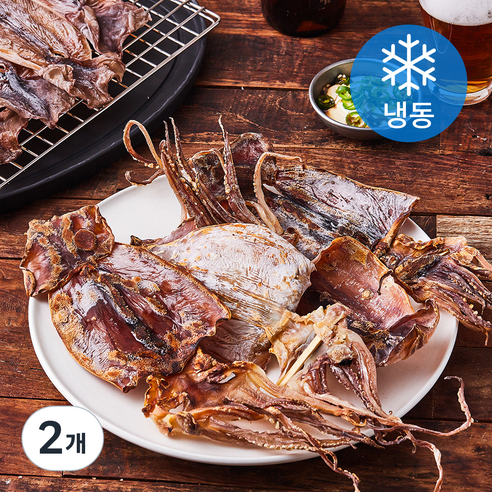 포항시 인증 구룡포건조 건오징어 (냉동), 400g(10미), 2개