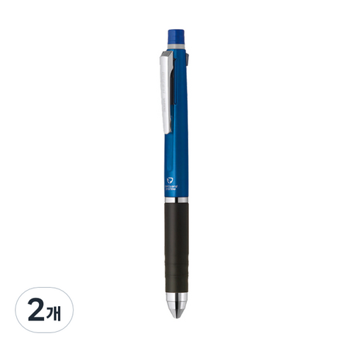 제브라 델가드+2C 샤프 0.5mm + 볼펜 0.7mm 멀티펜, 블루, 2개