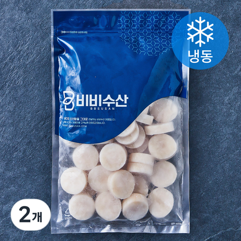 비비수산 가리비관자살 (냉동), 2개, 700g