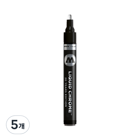 모로토우 리퀴드 크롬 마카 4mm, 1색, 5개