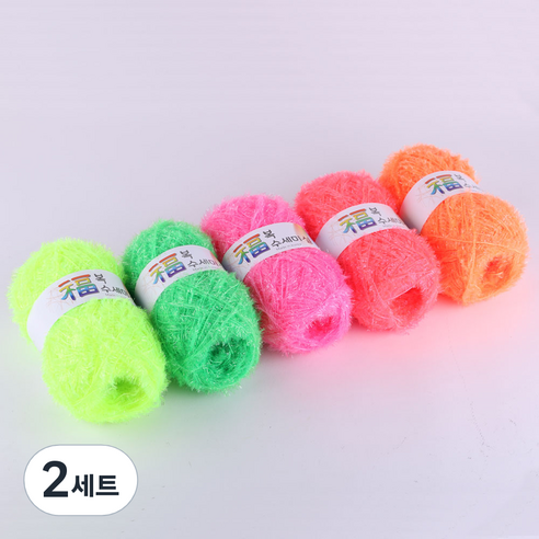 마마니트 복수세미실 5종 세트16, 형광, 2세트