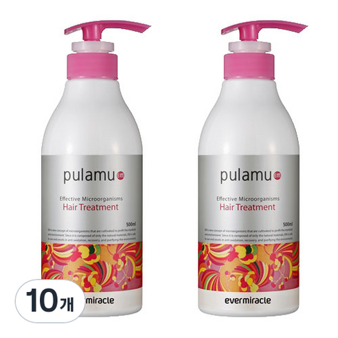 풀라무 EM 헤어 트리트먼트, 500ml, 10개