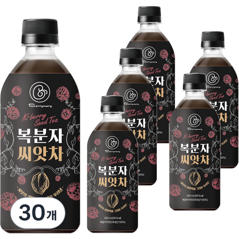 베리너리 복분자 씨앗차, 500ml, 30개