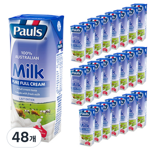 폴스 퓨어 밀크, 250ml, 48개