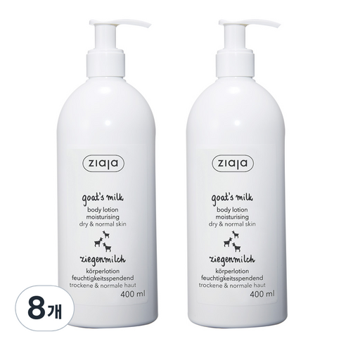 지아자 산양유 바디로션, 400ml, 8개