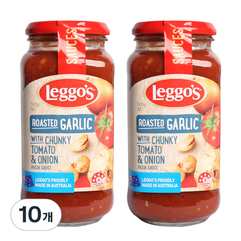 레고스 로스트갈릭 청키 파스타소스, 500g, 10개