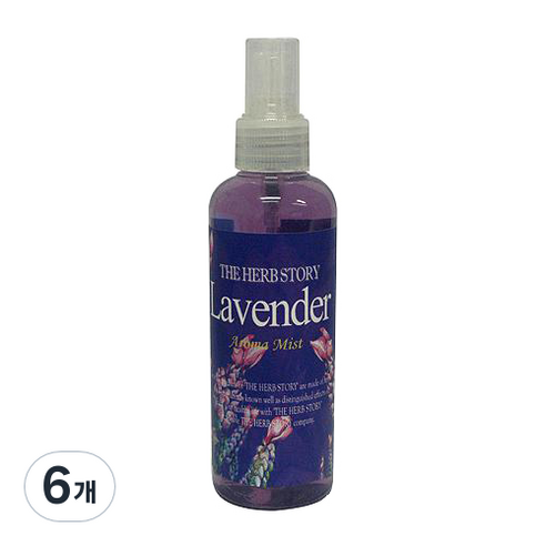 더허브스토리 바디미스트 라벤더, 200ml, 6개