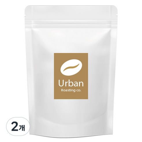 어반로스팅 에티오피아 예가체프 싱글 오리진 분쇄커피, 더치커피, 500g, 2개