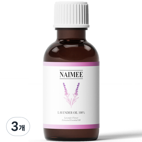 나이미 라벤더 에센셜 오일, 30ml, 3개