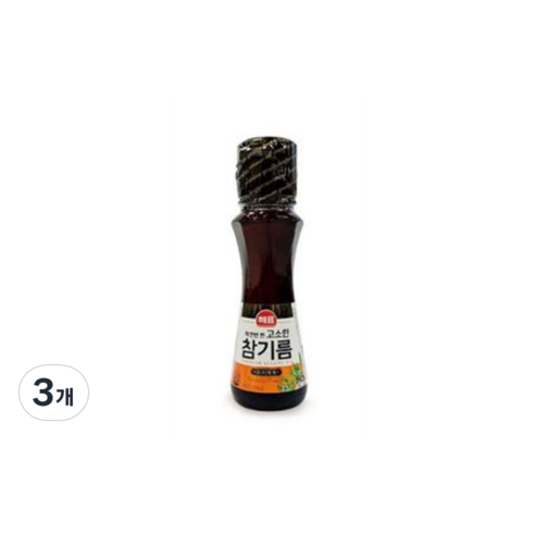 해표 고소한 참기름, 55ml, 3개