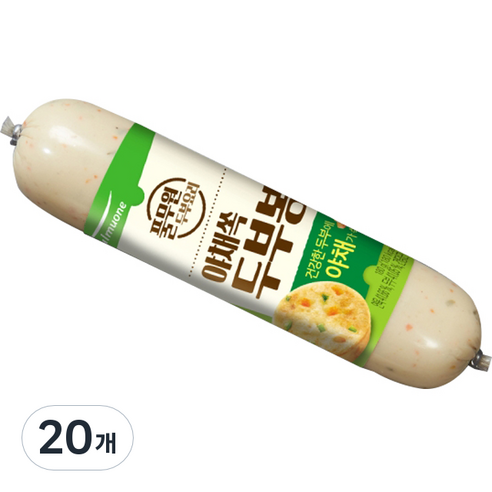 풀무원 야채쏙 두부봉 10p, 20개, 180g