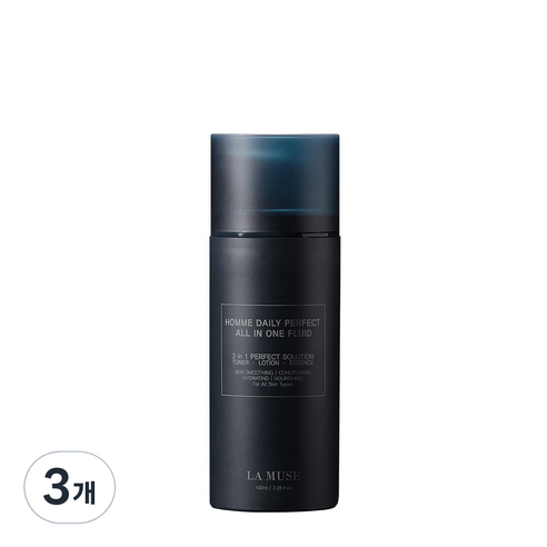 라뮤즈 옴므 데일리 퍼펙트 올인원 플루이드, 100ml, 3개