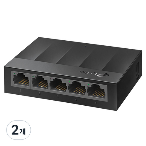 티피링크 기가비트 5포트 데스크탑 스위칭허브, LS1005G, 2개