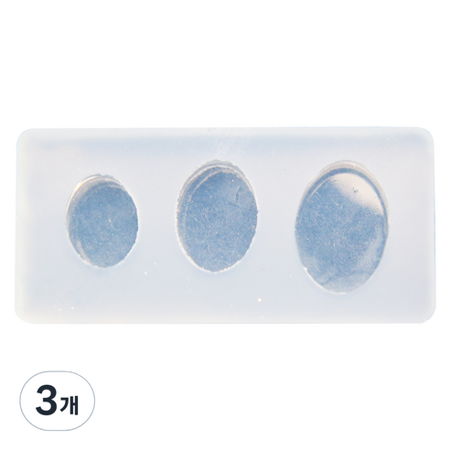 네일스케치 3D 네일몰드, 27 평면타원, 3개