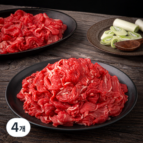 호주산 앞다리 메가 불고기용 (냉장), 800g, 4개