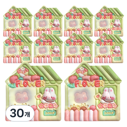 세모 하우스 구디백, 플라워, 30개