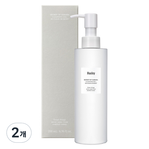 헉슬리 비 클린 비 모이스트 클렌징 젤, 200ml, 2개