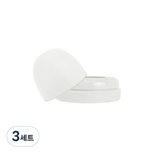 유비맘 시그니처 빨대컵 뚜껑세트, 3세트, 뚜껑+스크류(링), 구름