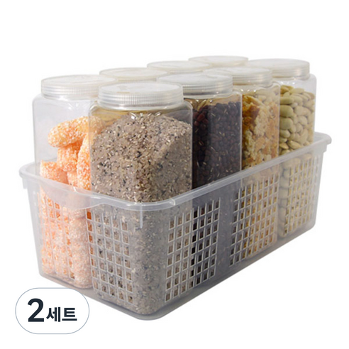 사각 트레이 대 세트, 8개, 2세트