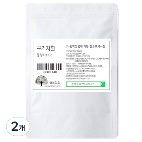 행복약초 구기자환, 300g, 2개