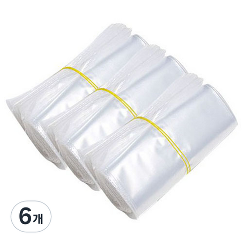 그린비닐 일반 지퍼백 7 x 8 cm 100p, 100개입, 6개