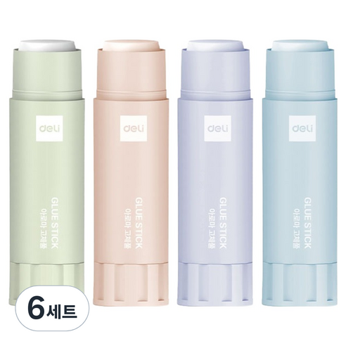 델리 초강력 회전형 풀 옥수수분말 글루스틱 21g x 4종 세트, 6세트