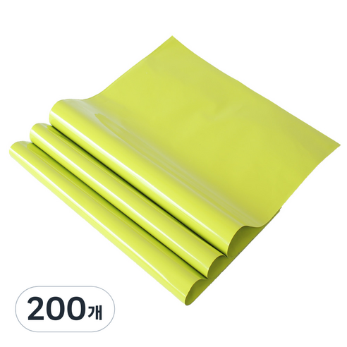 LDPE 3layer 택배봉투 연두색, 200개