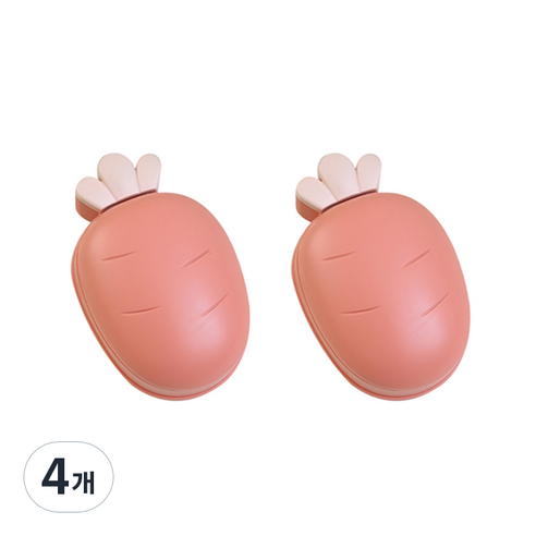 무무 비누홀더 RK_314, 적갈색, 4개