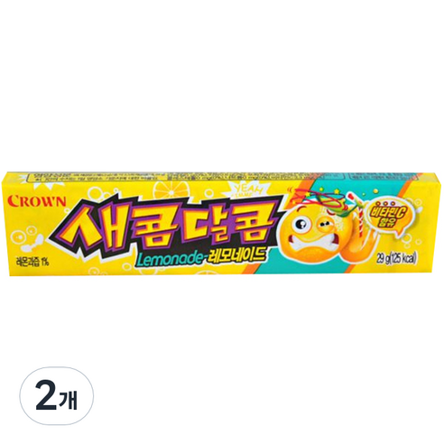 새콤달콤 레모네이드 츄잉캔디, 29g, 2개
