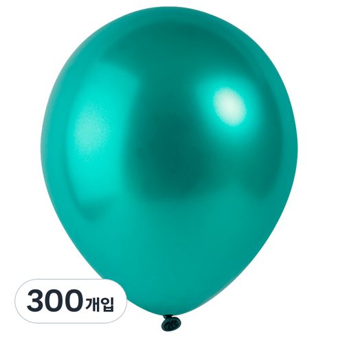 파티팡 풍선 라운드 30cm, 펄 에메랄드그린, 300개입