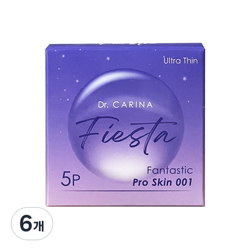 닥터카리나 피에스타 콘돔 판타스틱 프로 스킨 001, 5개입, 6개