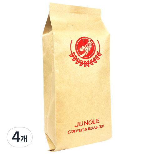 정글인터내셔널 과테말라 안티구아SHB 원두커피, 200g, 4개, 핸드드립